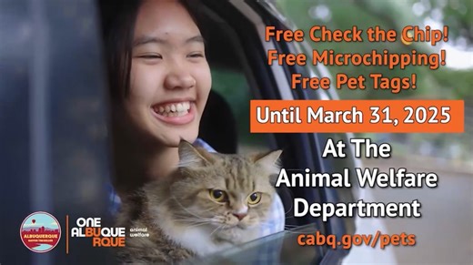 Check your pet’s microchip with the help of Albuquerque Animal Welfare Department