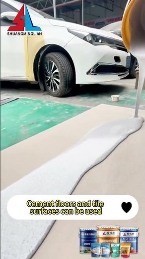 Epoxy colored sand floor paint