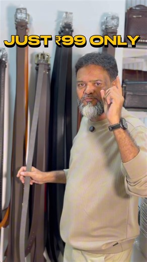 🔥 Once in a Lifetime Offer 🔥 leather Wallet ₹199 leather Belt ₹99 Hurry… before price goes back!