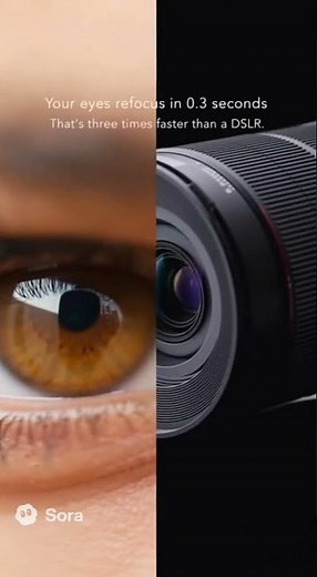 Human Eye Zoom vs Camera Lens 👁️📷