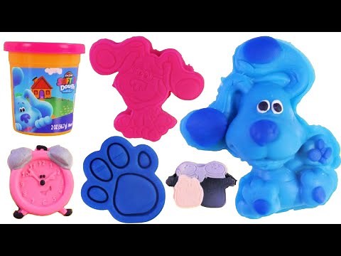 Making Fun Blue's Clues and You Dough Clay Creations