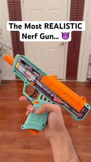 The Most REALISTIC Nerf Gun… 😈 #shorts