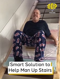 Smart Solution to Help Man Up Stairs | Diamond Dallas Page