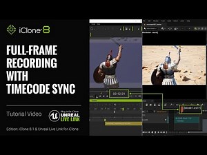 Unreal Live Link Plug-in Tutorial - Full-frame & Multi-track Recording with Timecode Sync