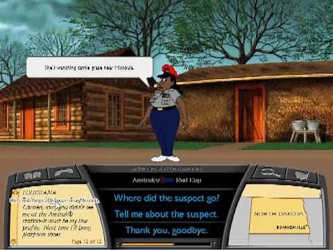 Where in America is Carmen Sandiego?: The Great Amtrak Train Adventure - Gameplay