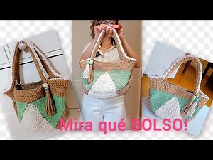 Nordic crochet bag. Step by step. Beginners. #viralcrochet #crochetbag @anitawn