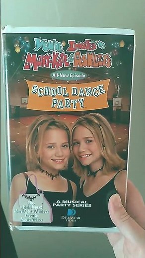 mary kate and ashley school dance party vhs!