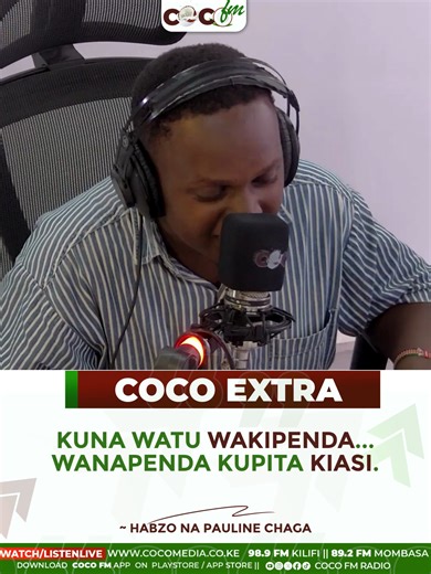Kuna watu wakipenda mtu wanafika mbali sana, hadi kufanya vitu vya hatari kwa sababu ya mapenzi... Je wewe unaweza kufika wapi kwa ajili ya mapenzi? 🤔 @iam_habzo Pauline Chaga #COCOExtra #COCOFM #ladhayapwani