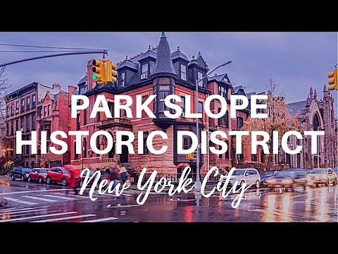 Walking Tour of PARK SLOPE HISTORIC DISTRICT in Brooklyn, New York City (Early Spring 2022)