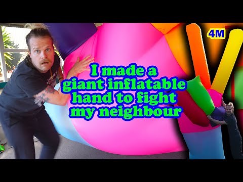 Make Your Own Inflatable Hand (or anything else you want to inflate)