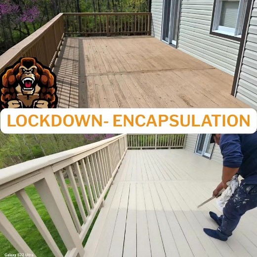 Burlington KY Deck is Rescued from peeling paint Part 1 | Kong Armor