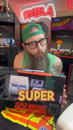 The best 16 bit console ever.. SUPER NINTENDO?? The super Nintendo was a pivotal part of your childhood. Now your kids are of the age where you want to show them what it’s all about. You only get one game to show them but there’s a catch… it can’t be Super Mario World! What game do you choose?? #videogames #retrogaming #supernintendo #nintendo #16bit | Kristofer Adams