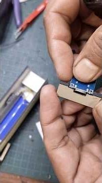 #Fitting tp4056 charging module.