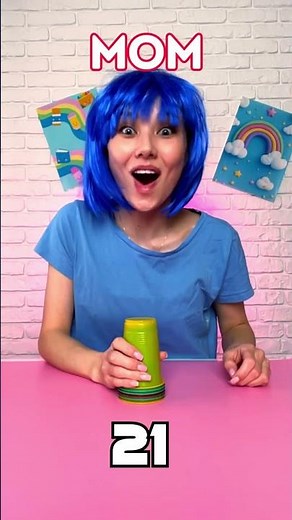 🏆🥤 Cups Challenge! Who’s the Fastest? ⏱️ #challenge #kids