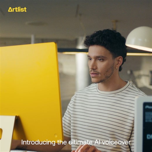 1.6K views · 18 reactions | Meet: the ultimate AI voiceover, built especially for you! Now, you can generate voiceovers for your videos right in Artlist. Try it now: https://bit.ly/3RJmcPL | Artlist.io | Facebook