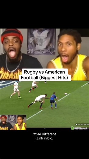 Who hits harder? Rugby or NFL #rugbyunion #rugby #nfl #americanfootball #reaction