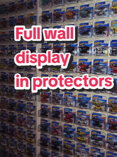 Stunning Hotwheels Collection Display in Protectors