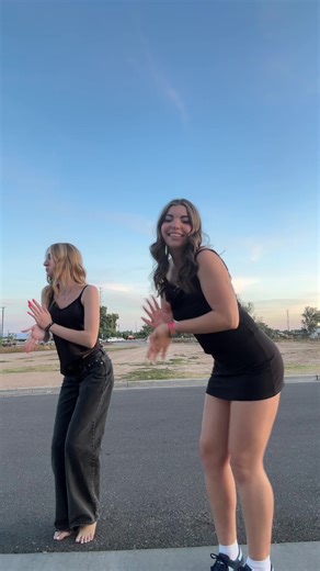 Will we go famous bc @livypt2 is barefoot and at a gas station? #foryoupage #viralvideo #sidequest #barefoot