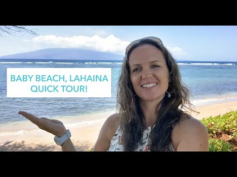 A Quick Tour of Baby Beach in Lahaina Maui - 1 of Maui's Best Beaches for Kids and Families!