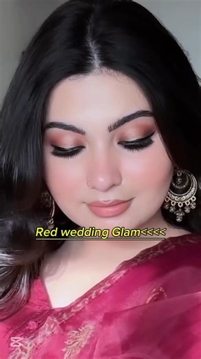 Makeup tutorial with bold red Dress | Easy step by step | #makeup#tutorial #viralshort#partymakeup