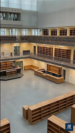Library Fit-Out: Behind the Scenes 🔨 #timelapse #construction #library
