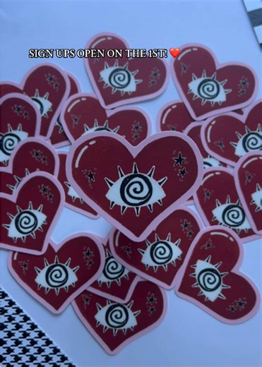 the sticker for the february letter! 🥰 collage print reveal tomorrow! ❤️ #snailmail #mailclub #valentinesday #astrodoodle #art