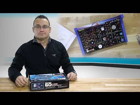 Radio Shack Science Fair 60 In One Electronic Project Learning Lab Unboxing