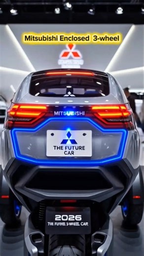 😱 2026 Mitsubishi Enclosed Trike – The FUTURE 3-Wheel Cabin Bike That Will Change Everything!