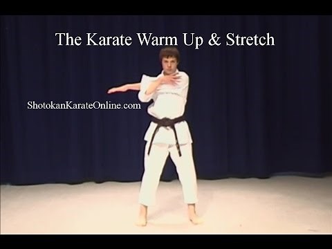 Shotokan Karate Warm Up and Stretch