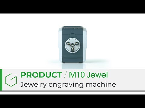 M10 Jewel, the jewelry engraving machine for rounded jewels