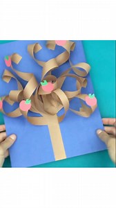 This is a fun 3D paper craft that your kids can add all their fun little details too! #kidscraft #papercraftsforkids #easypapercraft #constructionpaper | Construction Paper Crafts for Kids