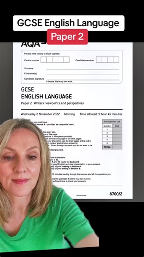 GCSE ENGLISH TEACHER on TikTok