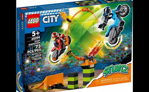 乐高 城市 60299 特技飞车竞赛 速组评测_哔哩哔哩_bilibili