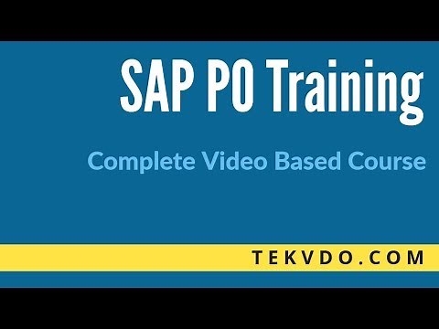 SAP PO Training - Complete Video Based Course - SAP PO (Process Orchestration)