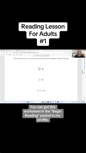 Worsheets for 100 reading lessons. 1.) Begin Reading packet- https://enroll.learnreading.com/begin-reading/ 2.) Learn Reading lessons- https://enroll.learnreading.com/program/ 3.) Live adult reading class- https://enroll.learnreading.com/adult-reading-class Tutors can be found at https:// enroll.learnreading.com/find-a-tutor. All links are also in my profile. | Learn Reading