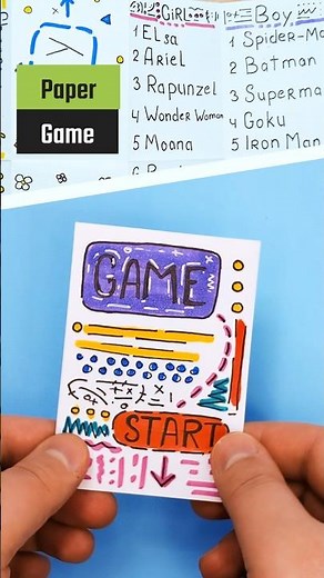 🎲 DIY Paper Game – Who Will You Be? 🤔✨ | Fun & Easy Paper Craft