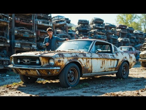 ASMR Car Restoration | 1967 Ford Mustang Full Restoration from Abandoned Condition to Looking New