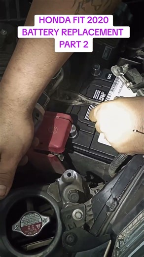 2020 Honda Fit BATTERY Replacement PT2 10mm deep socket and ratchet is needed #viral #honda#fypシ