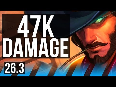TWISTED FATE vs FIZZ (MID) | 47K damage, Good KDA: 11/2/15 | KR Grandmaster | 26.3