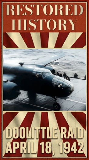 The Doolittle Raid: Rare Restored Footage of the First Strike on Japan. Relive the audacity and courage of April 18, 1942, through restored archival footage and the words of General Jimmy Doolittle himself. This documentary trailer highlights the immense strategic gamble of the Doolittle Raid, where sixteen B-25 Mitchell medium bombers were launched from the rolling deck of the USS Hornet to strike the heart of the Japanese Empire. This operation, officially known as Special Aviation Project No.