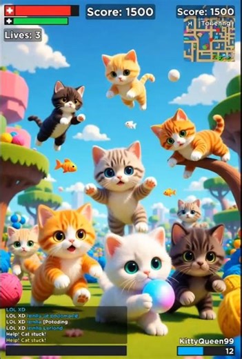 Cat Squad CHAOS in Roblox! 🐱💥 (Kitten Game + CATS Funny Moments - March 2026) #Roblox #RobloxCat