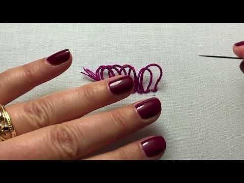Fringe Stitch or Turkey Work Hand Embroidery Tutorial