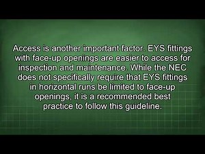 EYS Sealing Fittings and NEC Requirements Explained