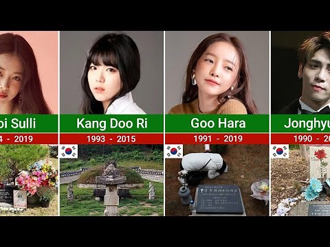Famous kpop idols who died and their graves | Famous kpop who died