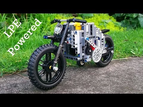Lego Technic Pneumatic Powered Motorbike - MOC