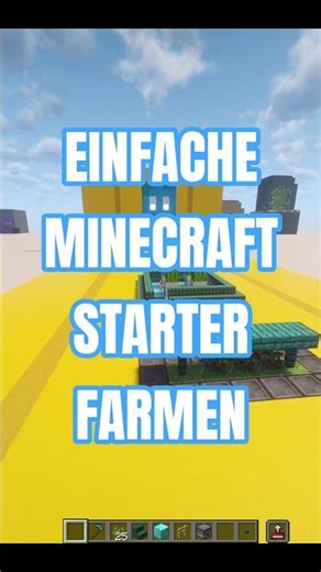 🤯 Die einfachsten Starter Farmen in Minecraft! 🤩 #minecraft #shorts #minecraftfarm #gaming