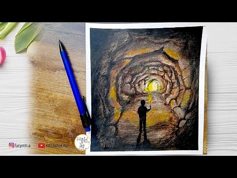 How To Draw Cave Pencil Sketch