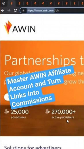 Awin Affiliate Dashboard Tutorial [2025] | Step by Step Guide