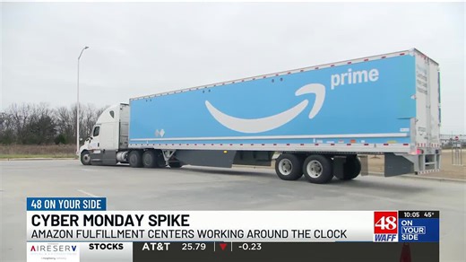 Amazon fulfillment centers prepare for holiday shipping surge