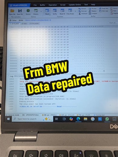 BMW FRM data corruption ❌ No lights • no windows • errors FRM data repaired successfully ✅ Another BMW fixed by Car ECU Solutions #foruyou #Eastlondon #repair #viralvideos #fyp